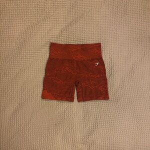 Gymshark Orange Athletic Shorts